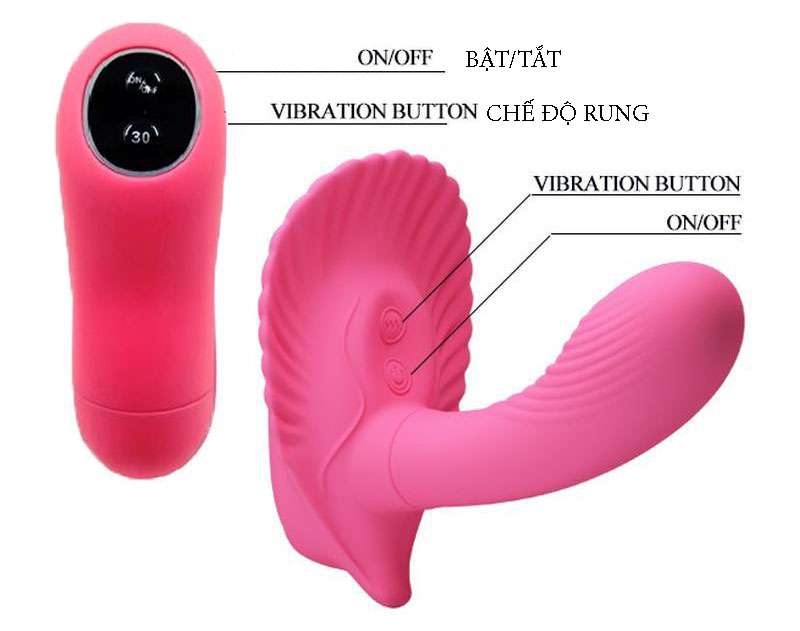 Review Phân phối Dương vật vỏ sò rung điều khiển từ xa PRETTY LOVE giá tốt